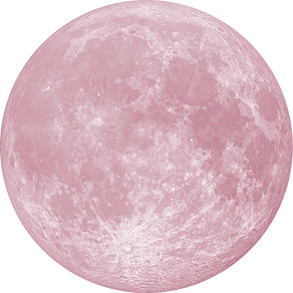 Watercolor Pink Moon